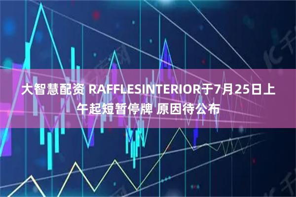 大智慧配资 RAFFLESINTERIOR于7月25日上午起短暂停牌 原因待公布