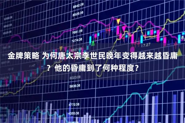 金牌策略 为何唐太宗李世民晚年变得越来越昏庸？他的昏庸到了何种程度？